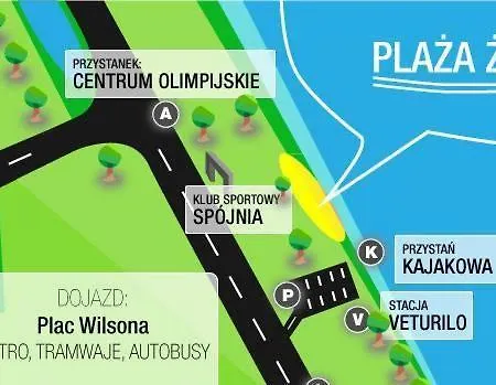 公寓 Metro Wilson 华沙